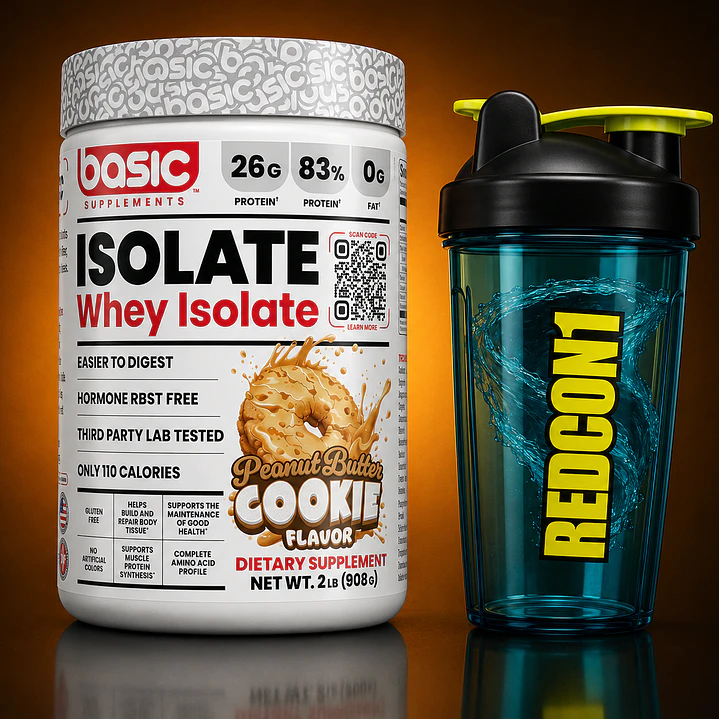 CYBER: Proteina ISO Basic Peanut Butter Cookie, 2 LBS + Shaker 1