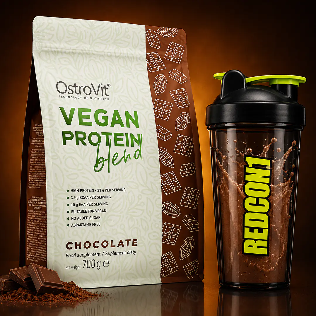 CYBER: Vegan Protein Blend 1.5 Lbs CHOCOLATE + SHAKER 1