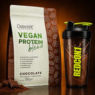 CYBER: Vegan Protein Blend 1.5 Lbs CHOCOLATE + SHAKER