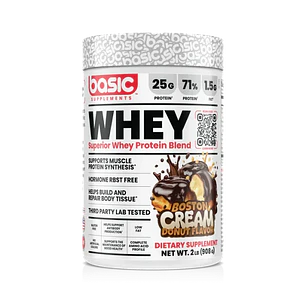 CYBER: Proteina Whey BASIC Boston 30 SERVICIOS + Creatina 300g