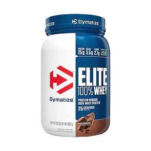 CYBER: Proteina Whey ELITE Chocolate Dymatize 25 SERVICIOS + Creatina 300g