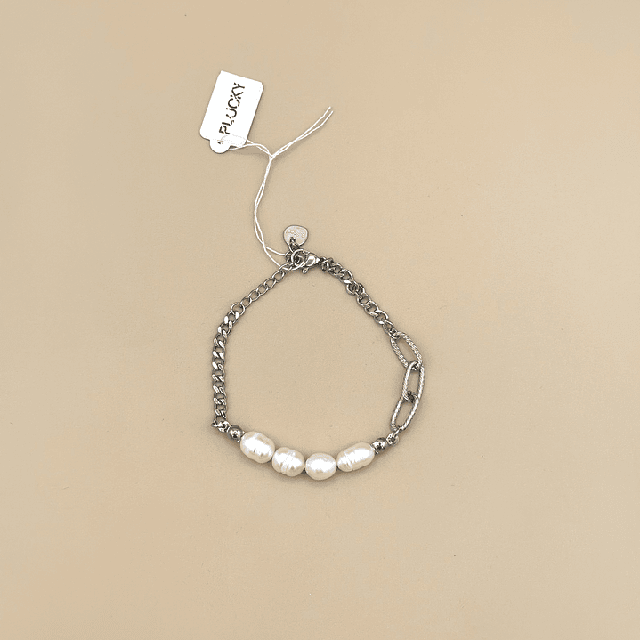 Pulseira Prateada (PP16166) 2