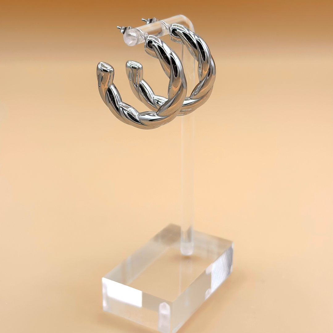 Brincos Prateados (BP18126) 1