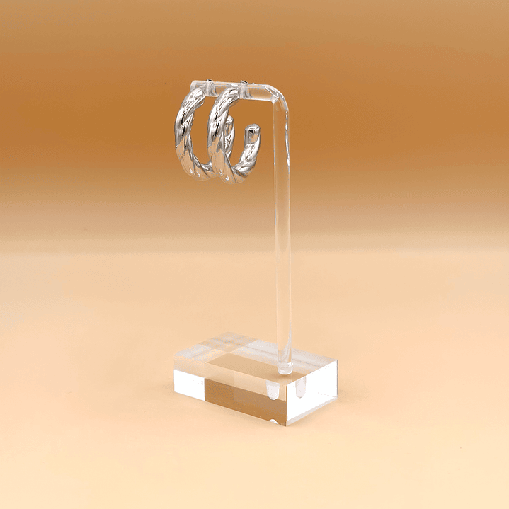 Brincos Prateados (BP18126) 2