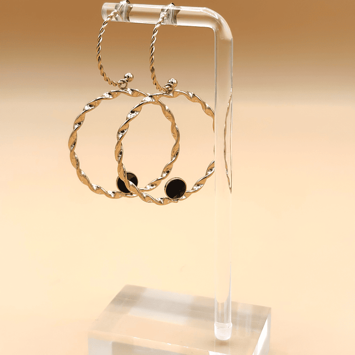 Brincos Dourados (BD17147) 1