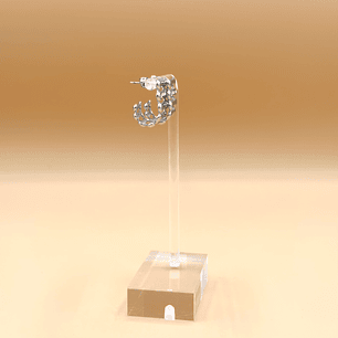 Brincos Prateados (BP17539)