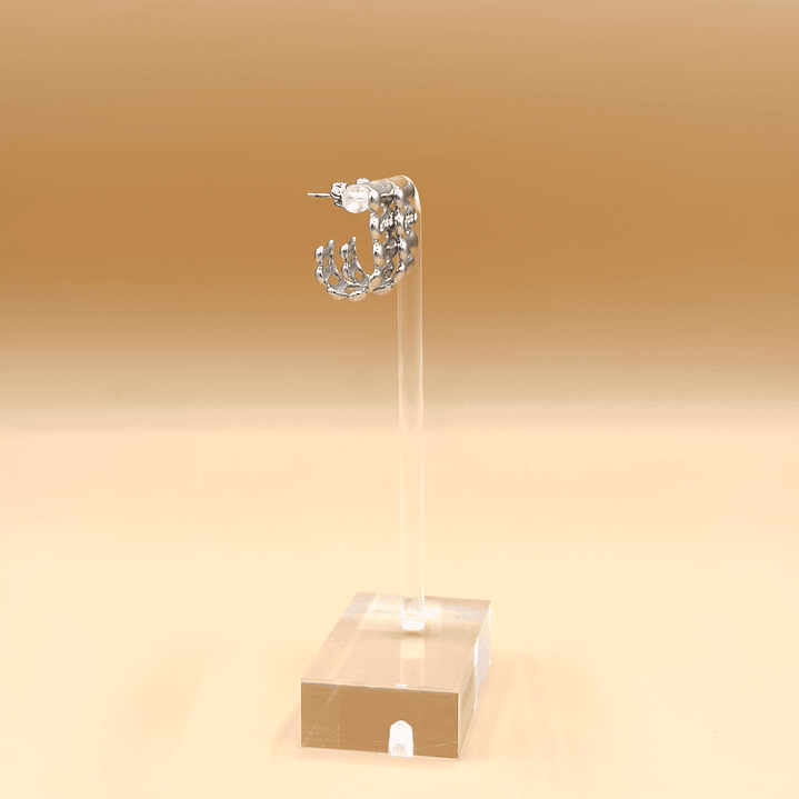 Brincos Prateados (BP17539) 2