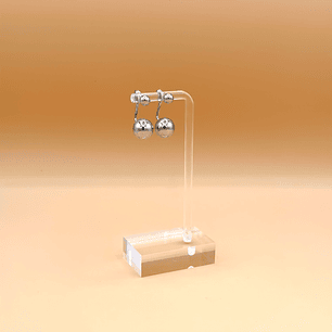 Brincos Prateados (BP14610)