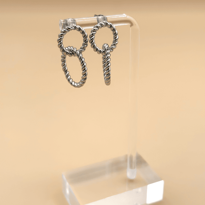 Brincos Prateados (BP10678) 2