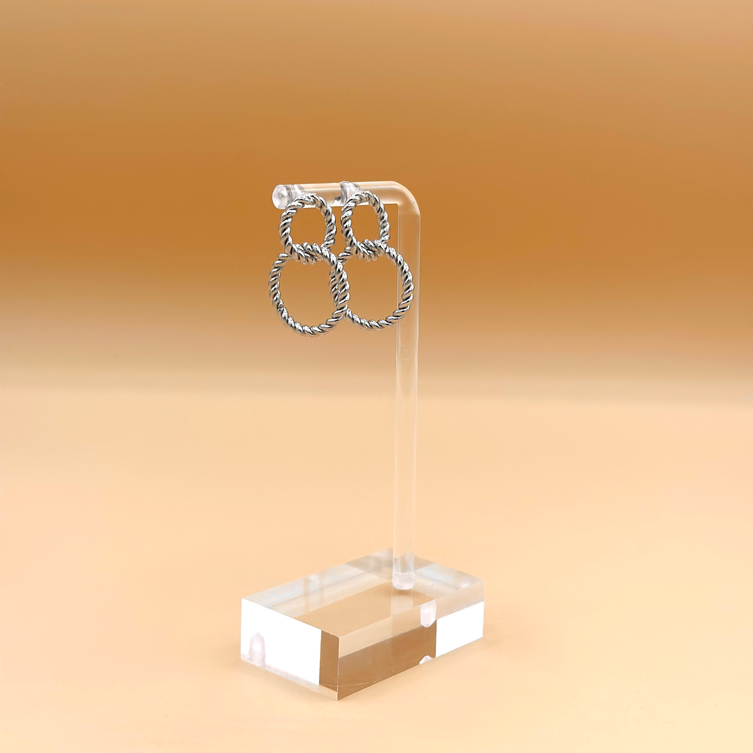 Brincos Prateados (BP10678) 1