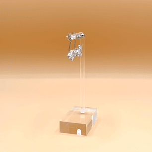 Brincos Prateados (BP18531)