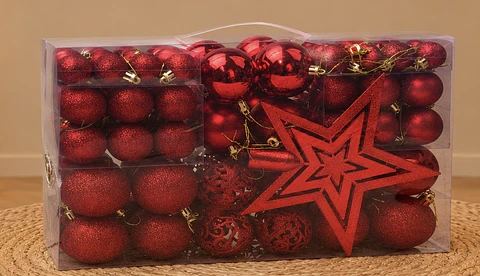 🎄Conjunto 101 bolas de natal - POR RESERVA
