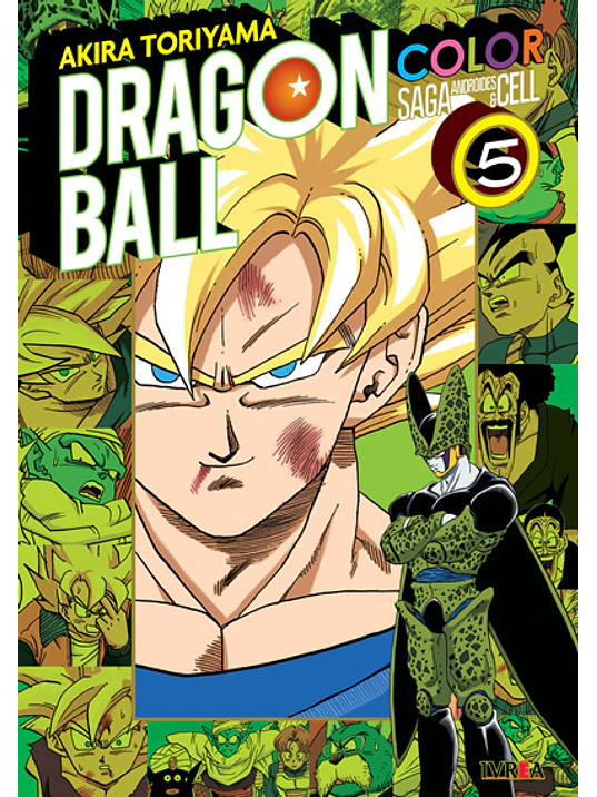DRAGON BALL COLOR SAGA CELL 5 - IVREA ARGENTINA 1