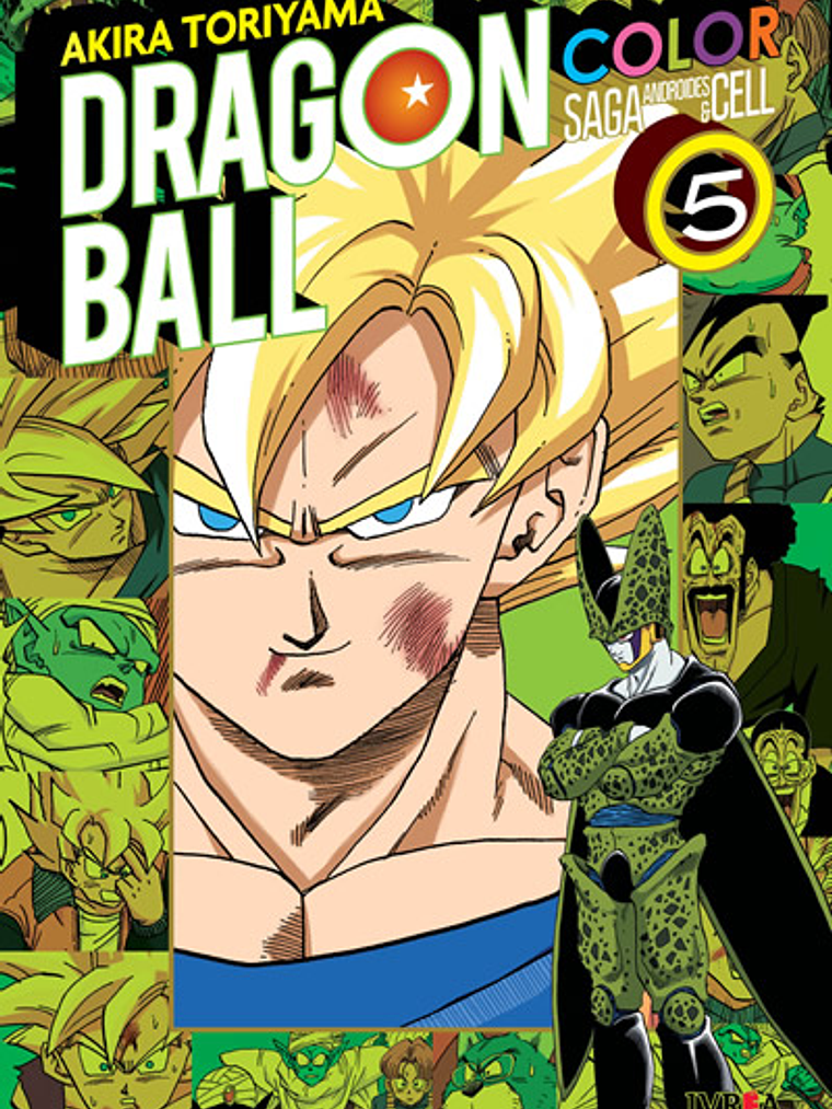 DRAGON BALL COLOR SAGA CELL 5 - IVREA ARGENTINA 1