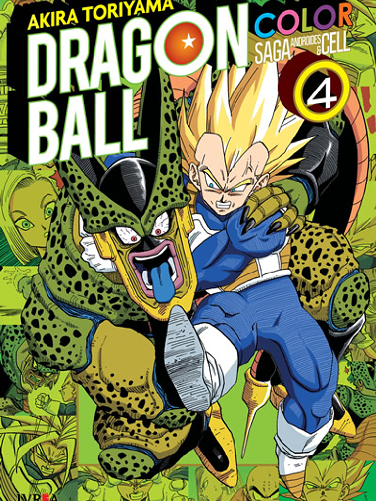 DRAGON BALL COLOR SAGA CELL 4 - IVREA ARGENTINA 1