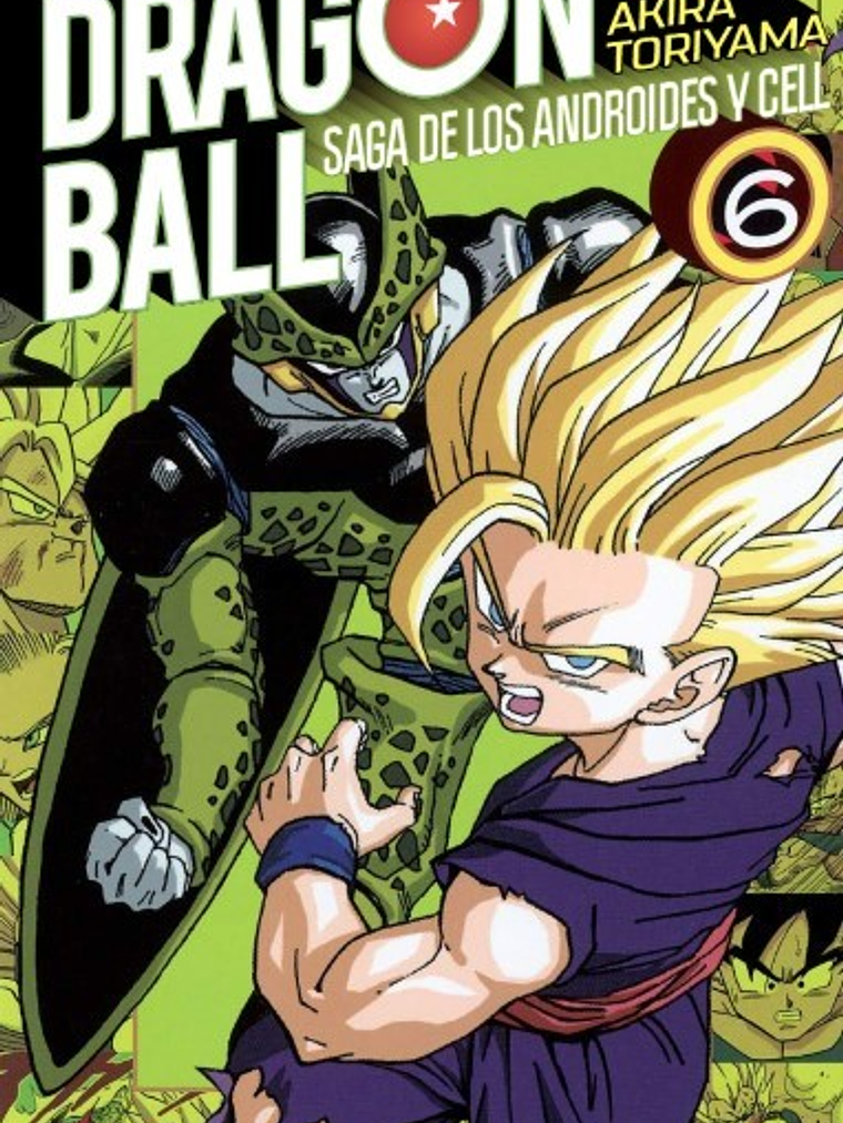 DRAGON BALL COLOR SAGA CELL 6 - IVREA ARGENTINA 1