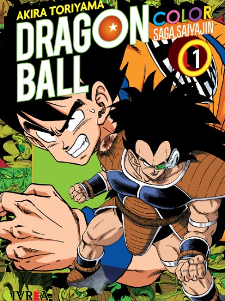 DRAGON BALL COLOR SAGA SAIYAJIN 1 - IVREA ARGENTINA 1