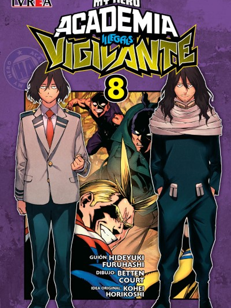 MY HERO ACADEMIA VIGILANTES 08 - IVREA ARGENTINA 1