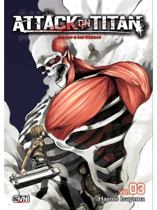 ATTACK ON TITAN 03 - OVNIPRESS MANGA 1