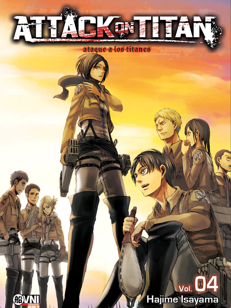 ATTACK ON TITAN 04 - OVNIPRESS MANGA 1