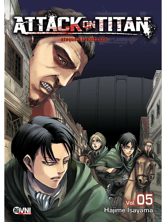 ATTACK ON TITAN 05 - OVNIPRESS MANGA 1