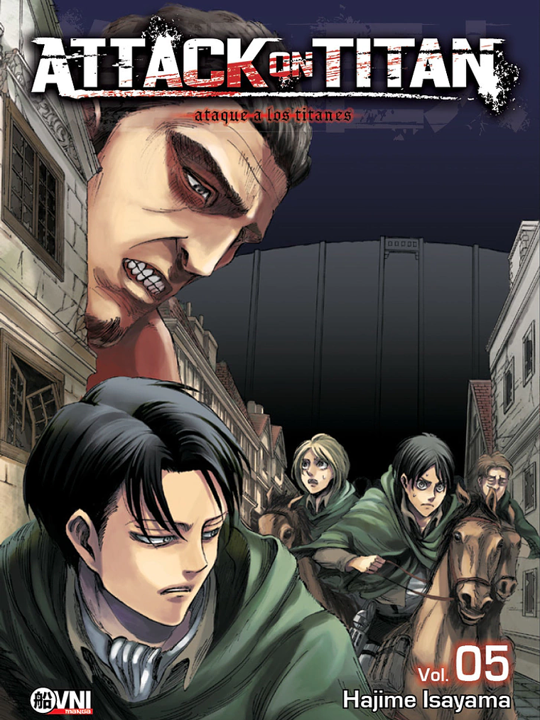 ATTACK ON TITAN 05 - OVNIPRESS MANGA 1