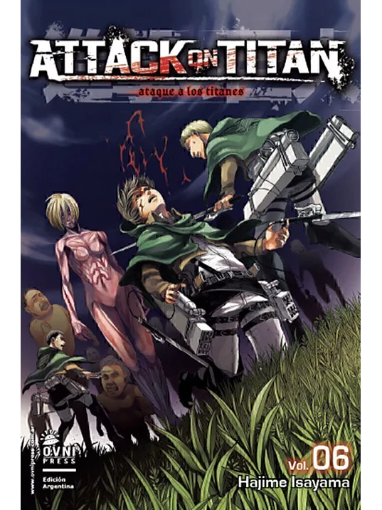 ATTACK ON TITAN 06 - OVNIPRESS MANGA 1
