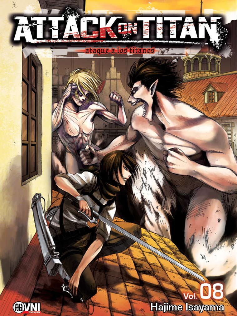 ATTACK ON TITAN 08 - OVNIPRESS MANGA 1