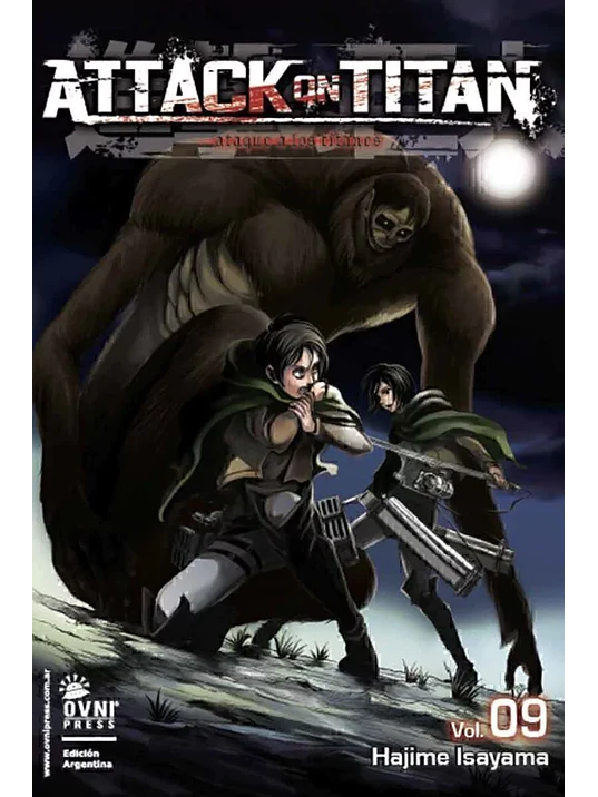 ATTACK ON TITAN 09 - OVNIPRESS MANGA 1