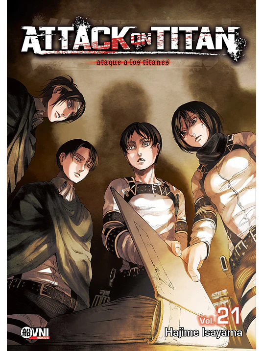 ATTACK ON TITAN 21 - OVNIPRESS MANGA 1