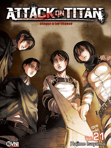 ATTACK ON TITAN 21 - OVNIPRESS MANGA