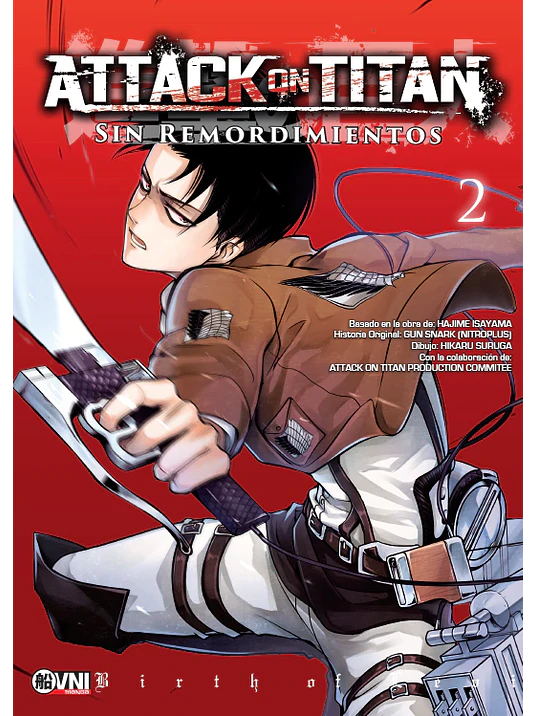 ATTACK ON TITAN: SIN REMORDIMIENTOS 02 - OVNIPRESS MANGA 1