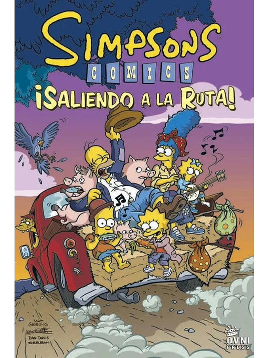 SIMPSONS COMICS: SALIENDO A LA RUTA - OVNIPRESS 1