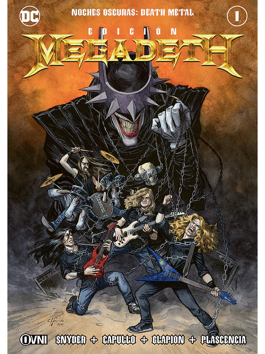 NOCHES OSCURAS: DEATH METAL 1 VARIANT MEGADETH - OVNIPRESS 1