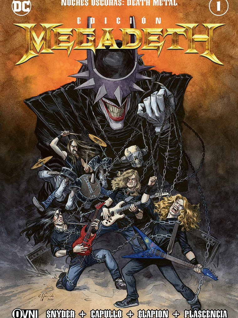 NOCHES OSCURAS: DEATH METAL 1 VARIANT MEGADETH - OVNIPRESS 1