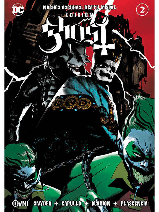 NOCHES OSCURAS: DEATH METAL 2 VARIANTE GHOST - OVNIPRESS 1