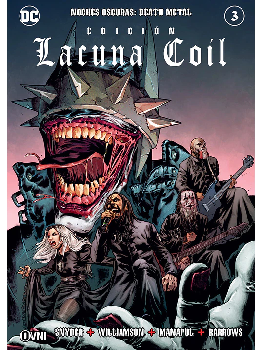 NOCHES OSCURAS: DEATH METAL 3 VARIANTE LACUNA COIL - OVNIPRESS 1