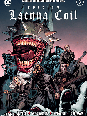 NOCHES OSCURAS: DEATH METAL 3 VARIANTE LACUNA COIL - OVNIPRESS