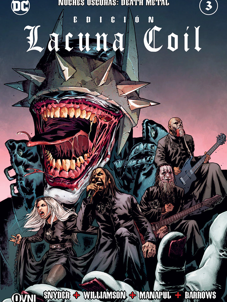 NOCHES OSCURAS: DEATH METAL 3 VARIANTE LACUNA COIL - OVNIPRESS 1