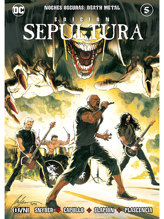 NOCHES OSCURAS: DEATH METAL 5 VARIANTE SEPULTURA - OVNIPRESS 1