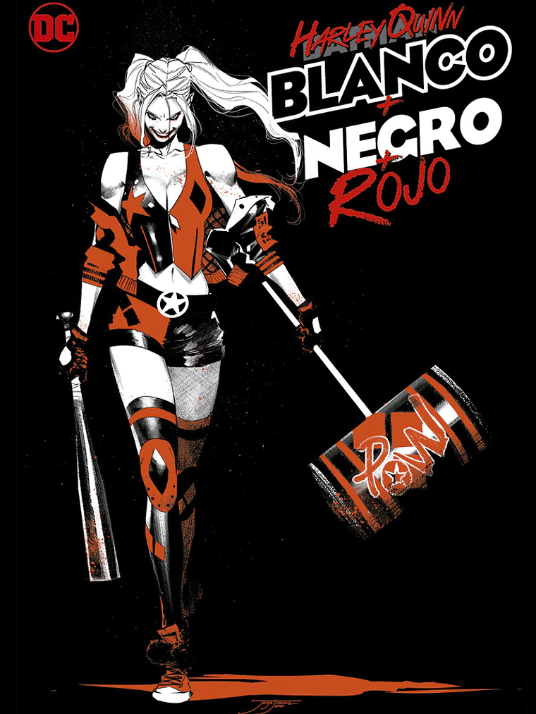 HARLEY QUINN: BLANCO + NEGRO + ROJO - OVNIPRESS 1