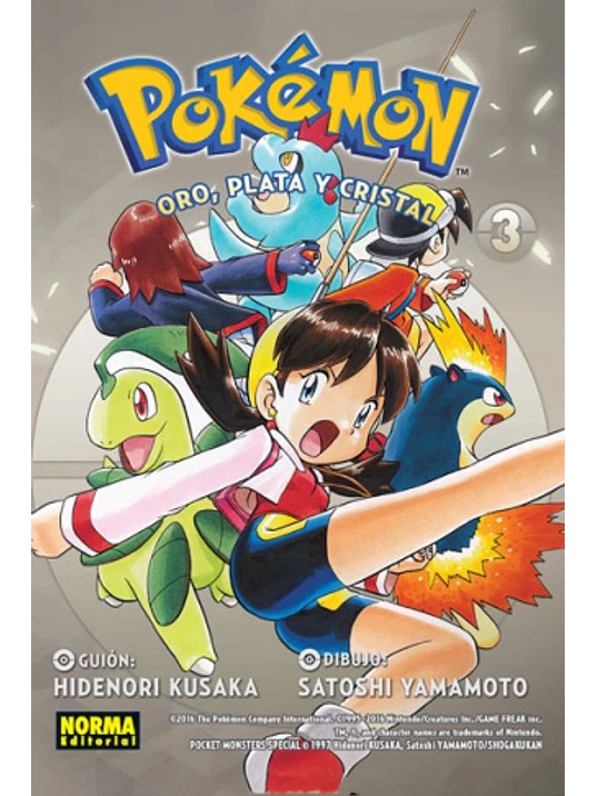 POKEMON 07. ORO, PLATA Y CRISTAL 03 - NORMA 1