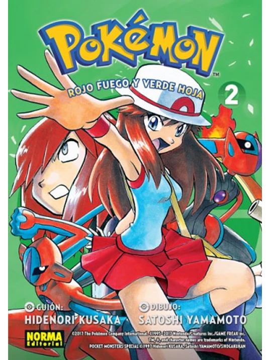 POKEMON 14. ROJO FUEGO Y VERDE HOJA 02 - NORMA 1