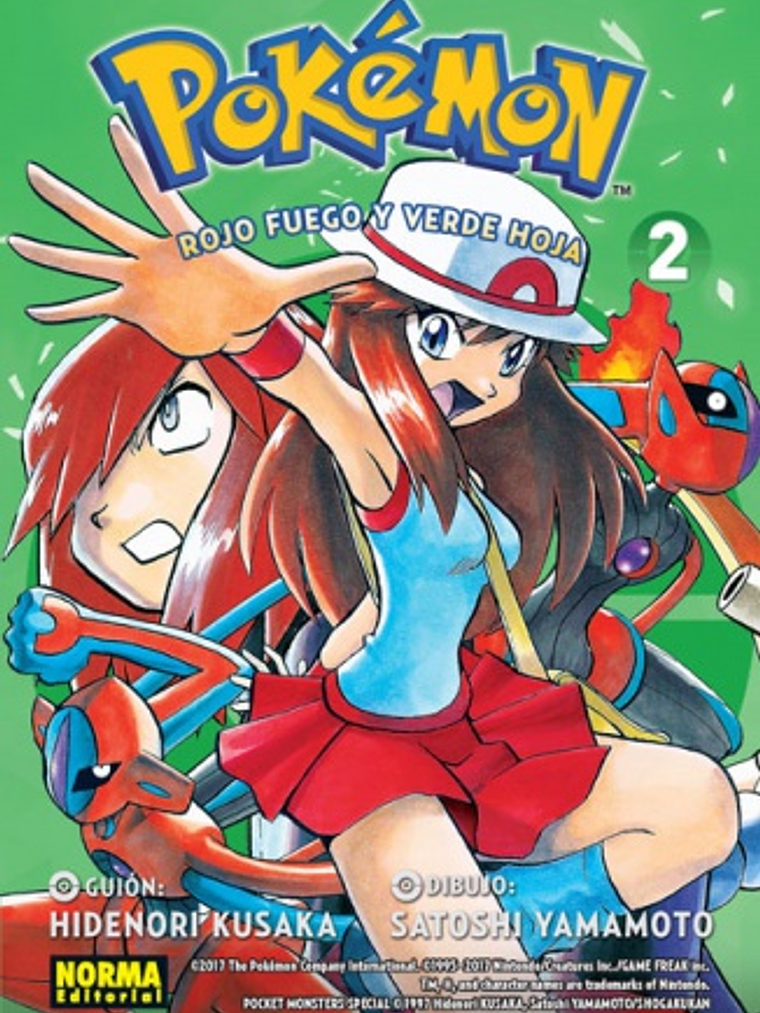 POKEMON 14. ROJO FUEGO Y VERDE HOJA 02 - NORMA 1