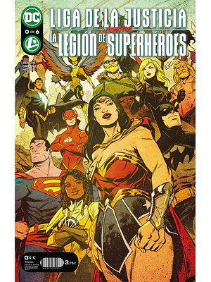 LIGA DE LA JUSTICIA CONTRA LA LEGION DE SUPERHEROES NUM. 0 DE 6 - ECC