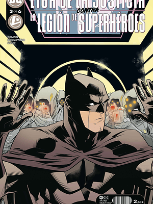 LIGA DE LA JUSTICIA CONTRA LA LEGION DE SUPERHEROES NUM. 3 DE 6 - ECC