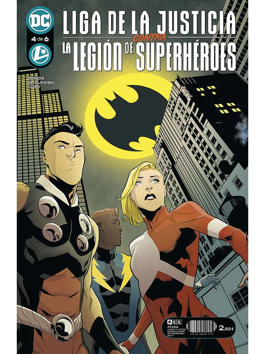 LIGA DE LA JUSTICIA CONTRA LA LEGION DE SUPERHEROES NUM. 4 DE 6 - ECC 1