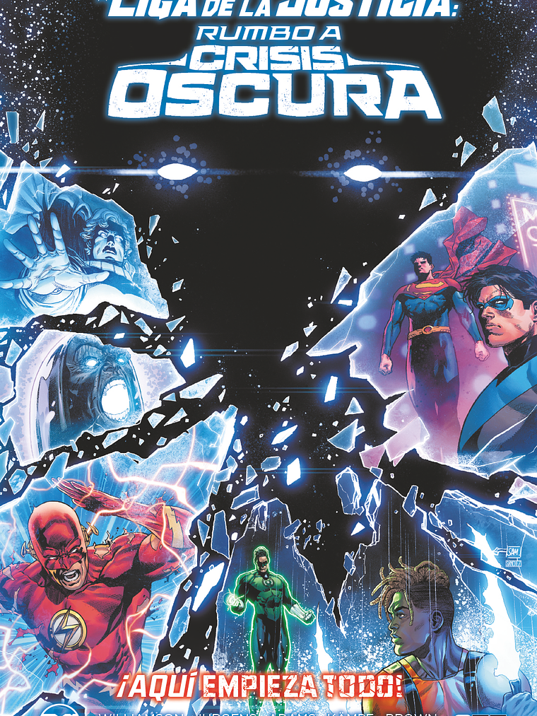 LIGA DE LA JUSTICIA: RUMBO A CRISIS OSCURA - ECC 1