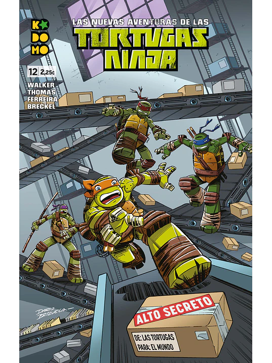 LAS NUEVAS AVENTURAS DE LAS TORTUGAS NINJA NUM. 12 - ECC 1