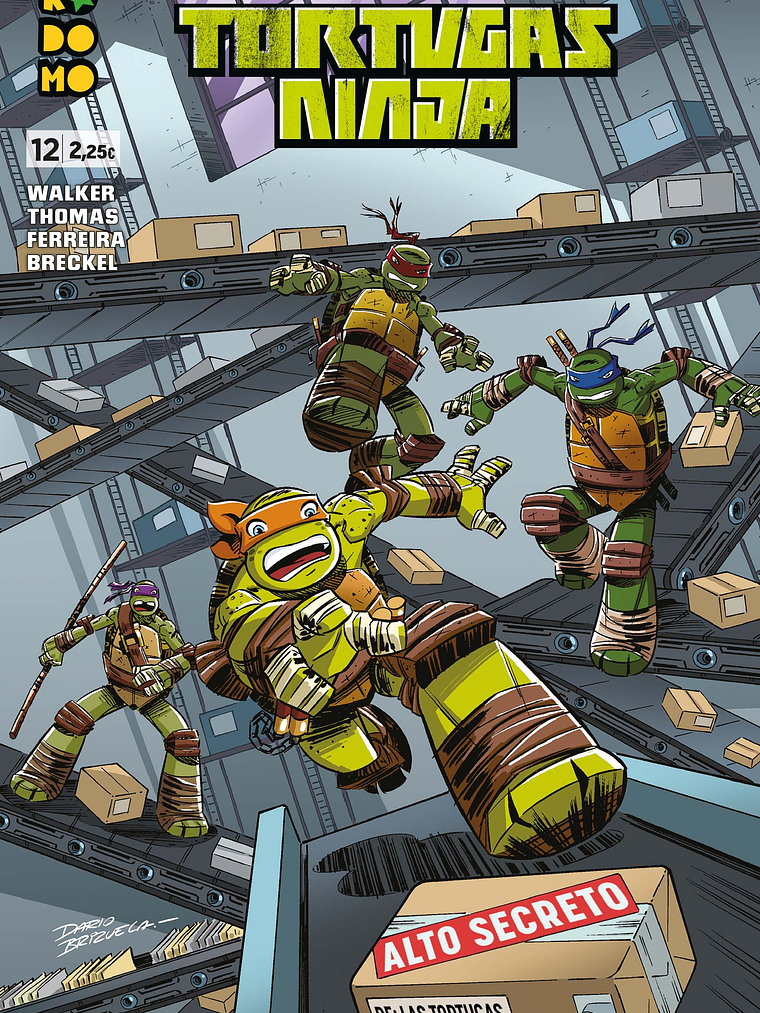 LAS NUEVAS AVENTURAS DE LAS TORTUGAS NINJA NUM. 12 - ECC 1